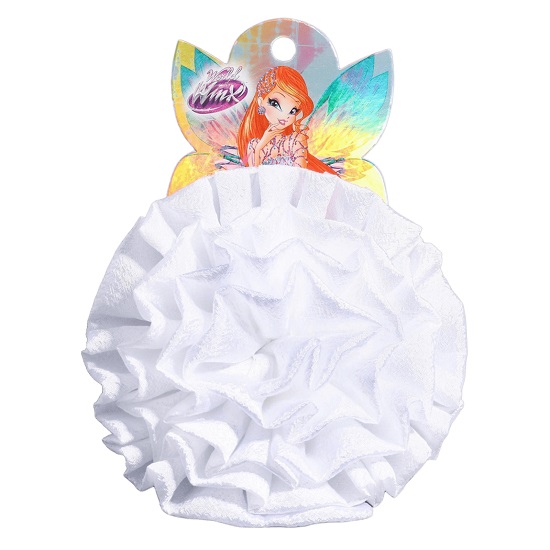 Бант для волос, ВИНКС, белый пышный, 11 см    4665759