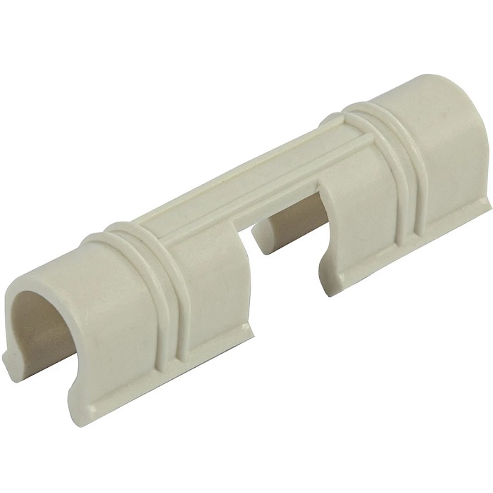 Зажим для крепления плёнки к каркасу парника, d-12 мм, 20 шт, белый// Palisad 64427