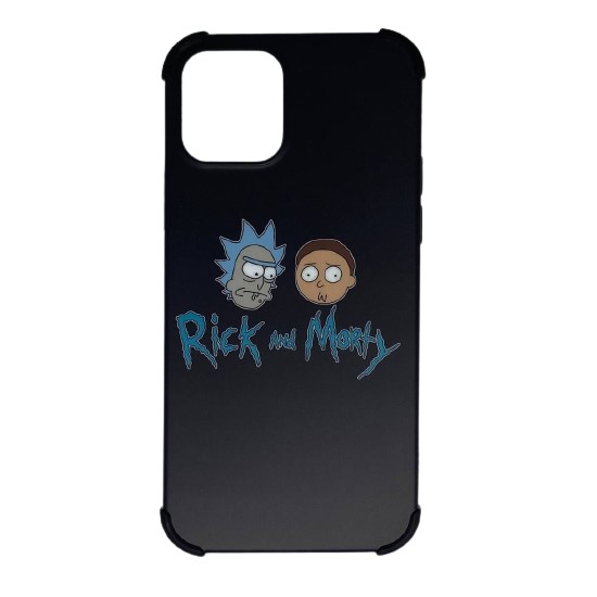 Задняя накладка MOBIS для iPhone 12 черная с рисунком