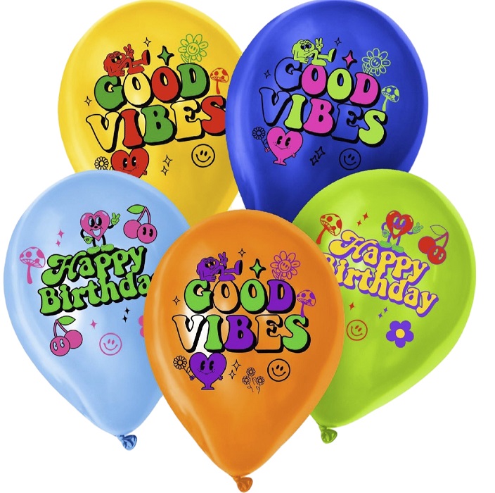 Воздушные шары латексные 12" «С днём рождения. Стильный», 50 шт. 10103614