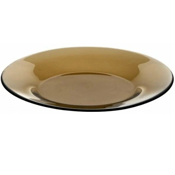 Тарелка из закаленного стекла INVITATION d=200 мм (BRONZE) арт.10327SLBZ