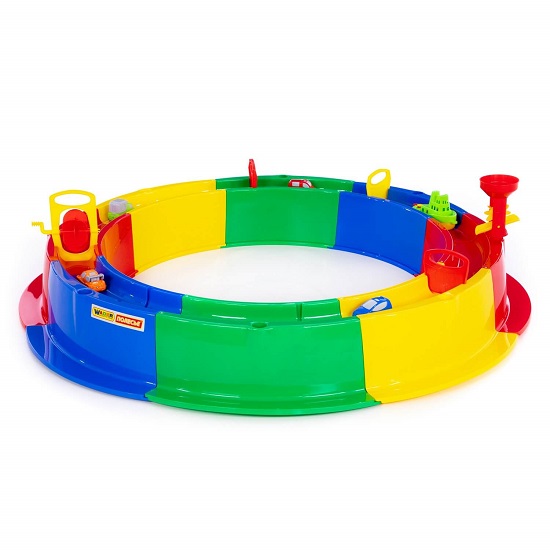 Песочница "Кольцо" Ø1360 мм с набором 40923