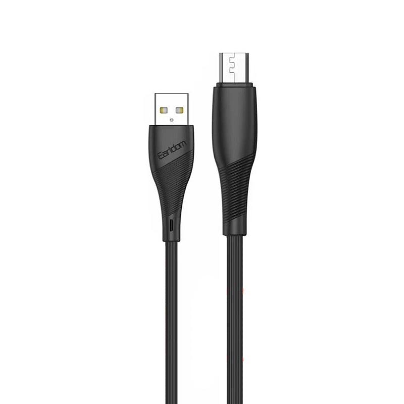 Кабель USB <--> microUSB  0.25м EARLDOM EC-163M, чёрный