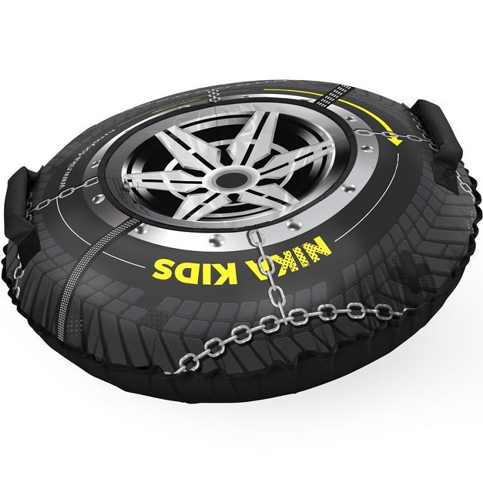 Тюбинг NIKA ТБ8К-85/КЛ "колесо" с круговым дизайном 