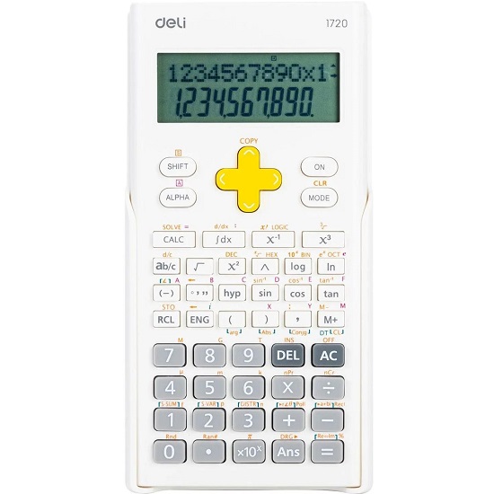 Калькулятор научный Deli E1720-white белый 12-разр.