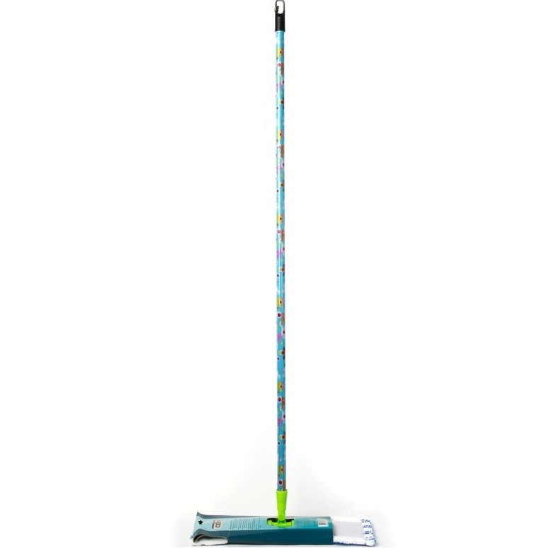 Швабра CELLTIX (насадка с карманами микрофибра) черенок 120см, окр. металл с рисунком, арт. NP-2013 (728725)