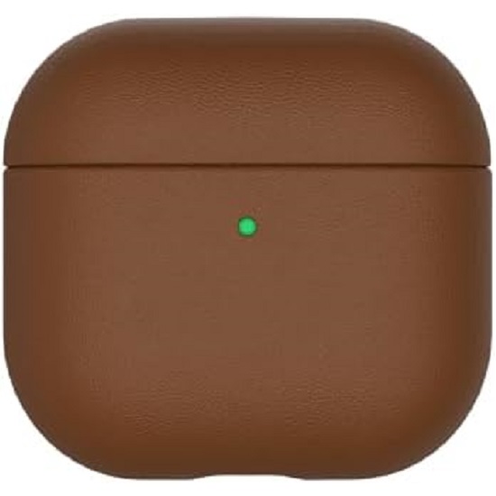 Кожанный чехол KZDOO LUXCRAFD для AirPods 4 коричневый