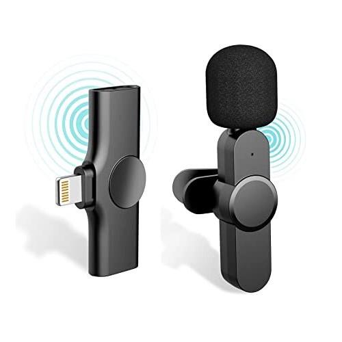 Микрофон БП WALKER WRM-51, петличный, Lightning, черный