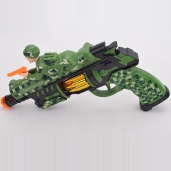 Пистолет на бат. подсветка, звуковые эффекты 1873341