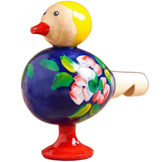 Свистулька «Птичка», 8,5 см, микс, ручная роспись 3371641