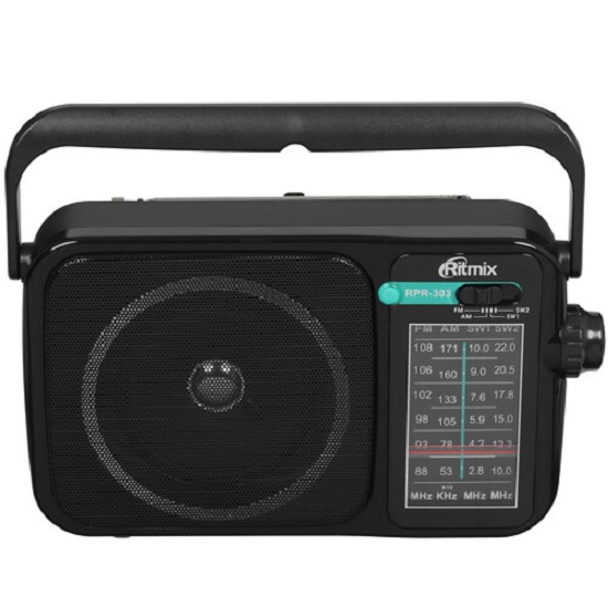 Радиоприемник RITMIX RPR-303, черный