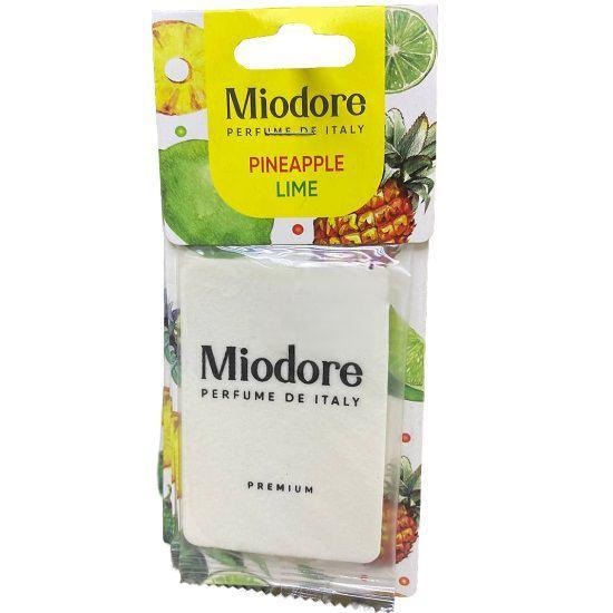Ароматизатор MIODORE - PINEAPPLE - LIME (подвесной картонный)