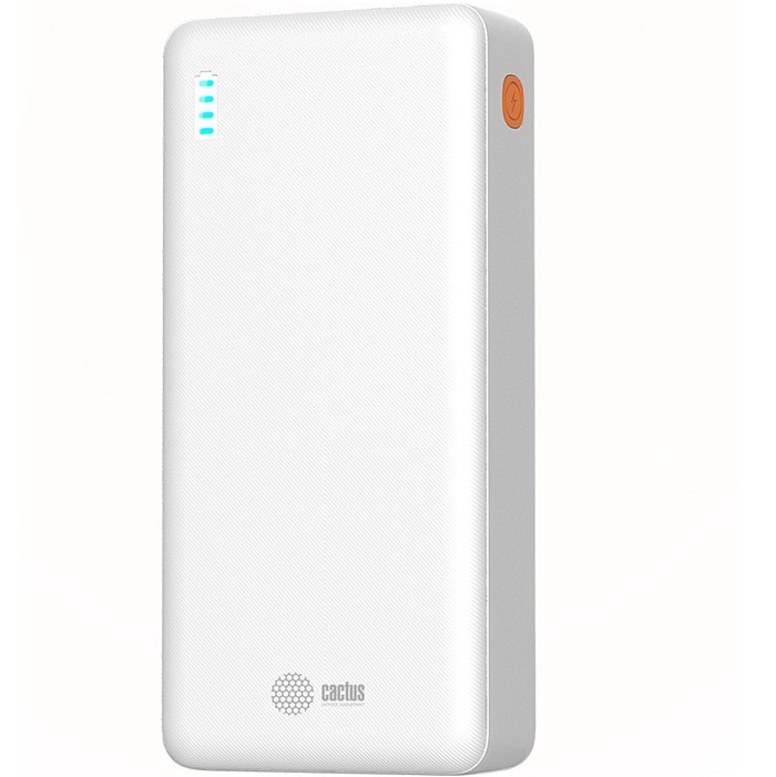 Внешний аккумулятор CACTUS CS-PBFSEA-20000 (20000mAh) белый