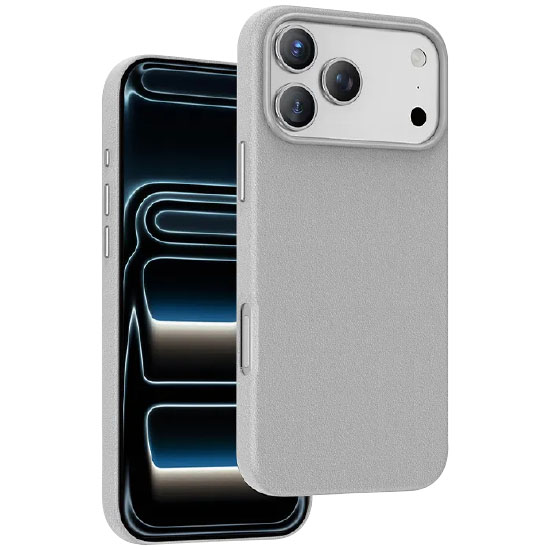 Задняя накладка KEEPHONE PEEKABOO LEATHER MAGSAFE CASE для iPhone 17 PRO MAX (TITAN)