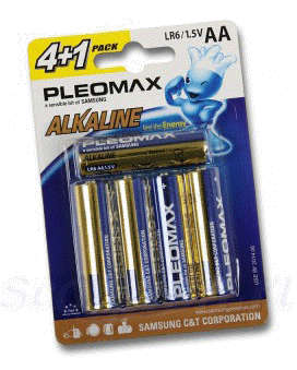 Элемент питания SAMSUNG Pleomax LR06 BL-5 (50/500/20000)