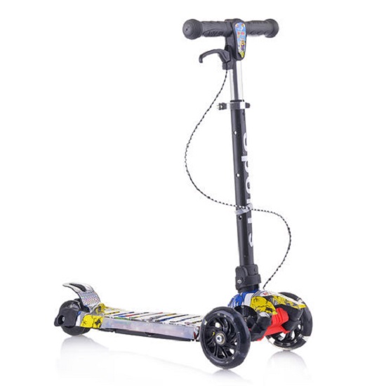 Самокат цвет "Микс" со свет. колесами PU, в коробке УТМ01192363