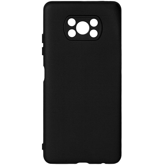 Силиконовый чехол ISA для Xiaomi Poco X3 NFC TPU матовый черный