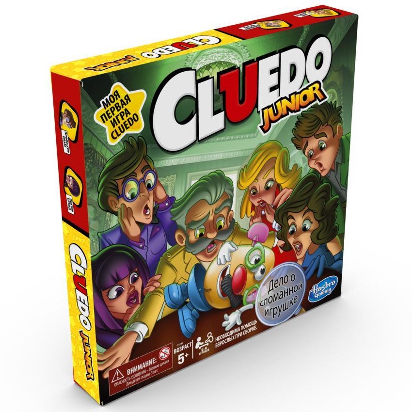 Настольная игра HASBRO Games "Клуэдо" Junior C1293