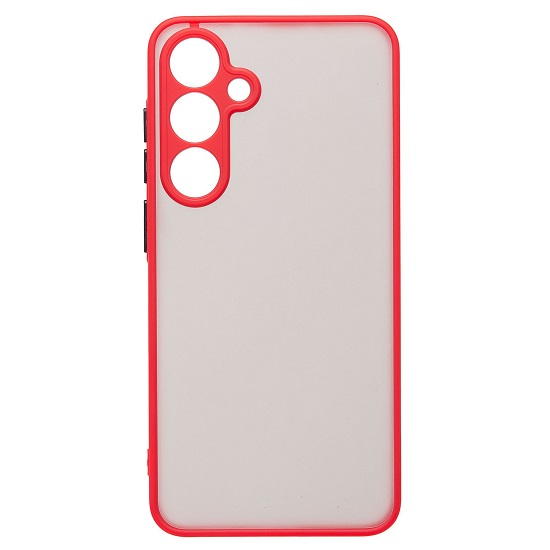 Задняя накладка PC041 для Samsung Galaxy S24FE (red) (237274)