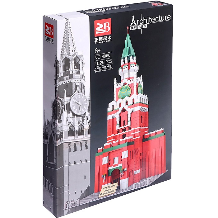 Конструктор «Архитектура. Спасская башня», 1025 деталей
