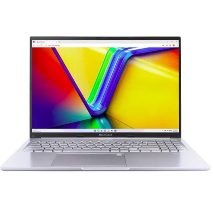 Ноутбук 16" ASUS VivoBook 16 M1605YA-MB339  (Ryzen 5-5625U/ 8GB/ SSD 512GB/ DOS) (90NB10R2-M00FK0) серебристый