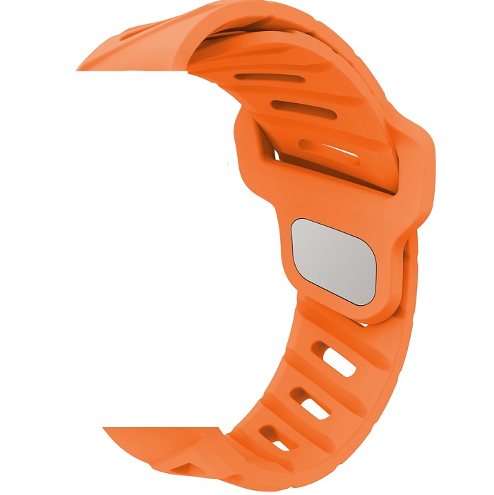 Силиконовый ремешок Zintare LOOP для Apple Watch 42/44/45/49 мм. оранжевый