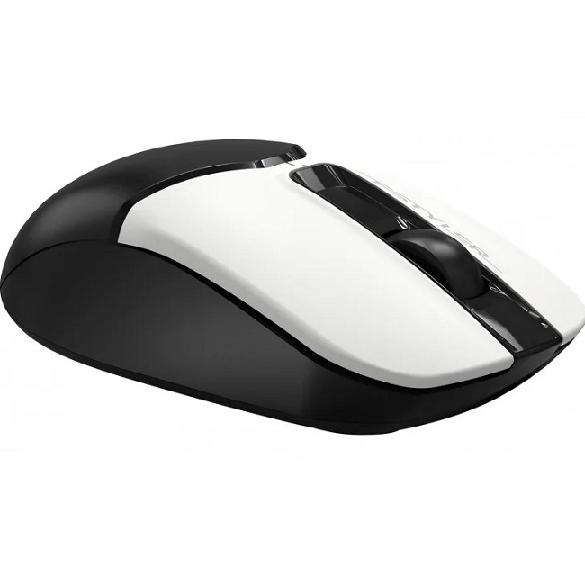 Мышь БП A4TECH Fstyler FG12 Panda белый/черный
