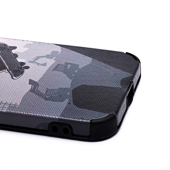 Задняя накладка SC310 для iPhone 12 (001) (black)