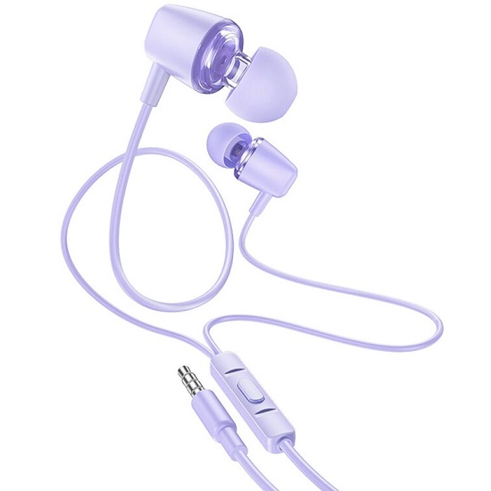 Наушники HOCO M107, Discoverer, фиолетовый, Jack 3.5