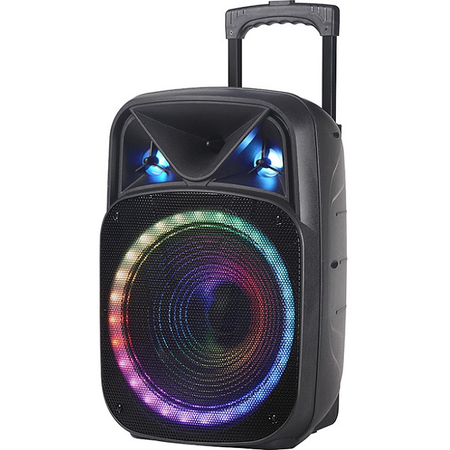 Колонка портативная NDR-W1315, Bluetooth, 40Вт, пульт, микрофон, черная