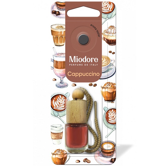 Ароматизатор MIODORE - CAPPUCCINO флакон с дер.крышкой