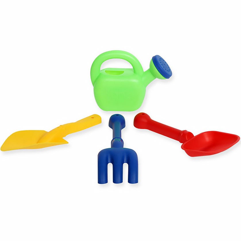 Набор для игр с песком и водой Altacto "4 в 1" (совки - 2 шт., грабли, лейка, 17 см)