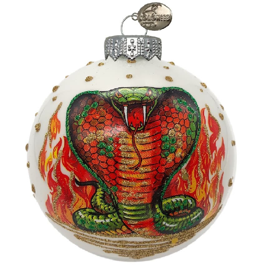 Шар "Змея-кобра", 100мм, в подарочной упаковке КУ-100-244051