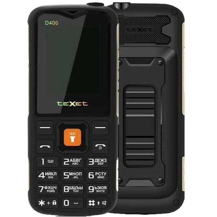 Телефон TEXET TM-D400 черный