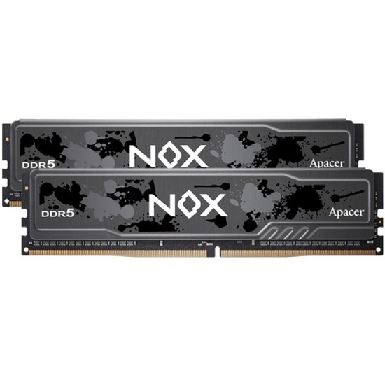 Оперативная память DDR5 32GB Kit (2x16Gb) APACER 5600 MT/s CL40 AH5U32G56C522MBAA-2 NOX w/HS RP