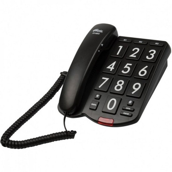 Телефон RITMIX RT-520 black
