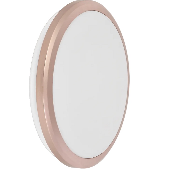 Светильник светодиодный ДПБ 3203 18Вт IP54 4000K круг розовое золото IEK