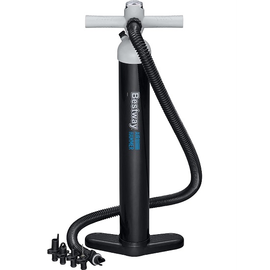 Насос ручной 65см BESTWAY 62227, 1,8 л, шланг с 5 насадками