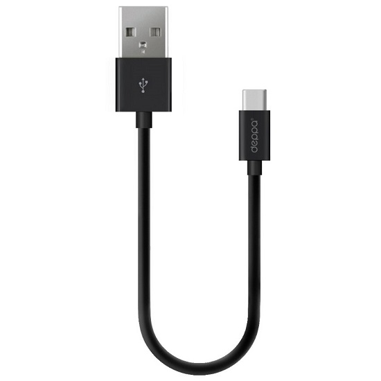 Кабель USB <--> Type-C  2.0м DEPPA 72313, черный