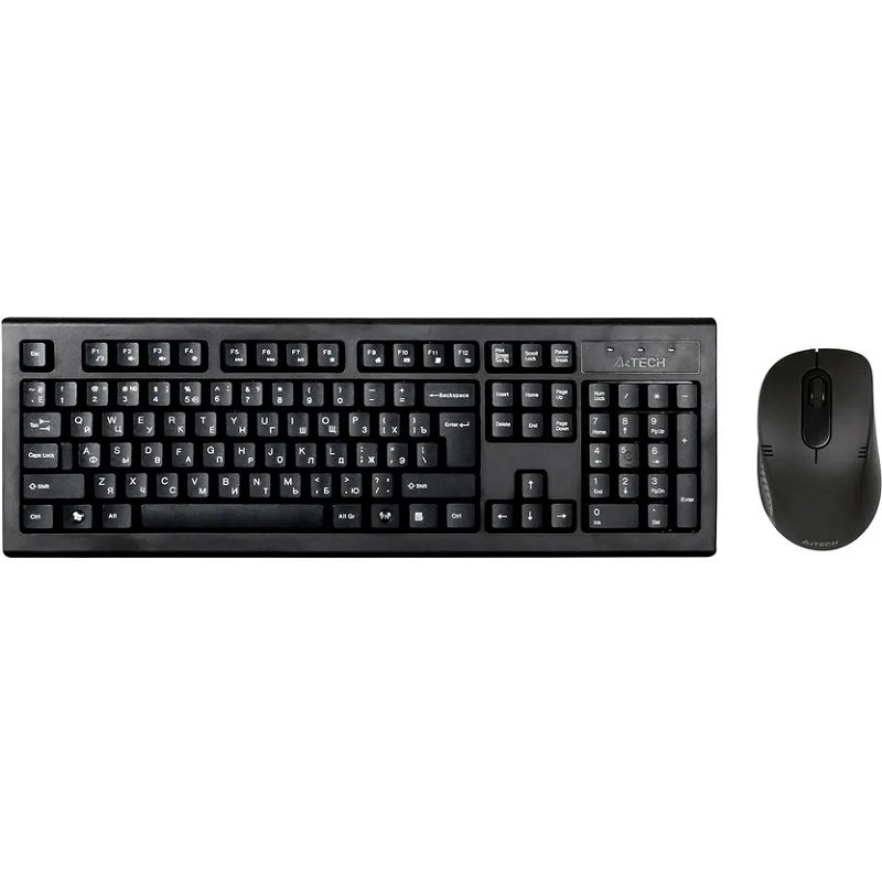 Клавиатура+мышь БП A4TECH 7100N черный, USB