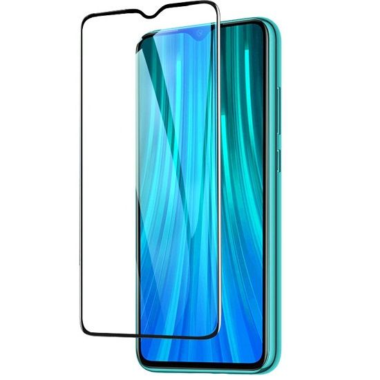 Противоударное стекло 2.5D FAISON для XIAOMI Redmi Note 9 Pro, GL-01, Radian, черное, полный клей