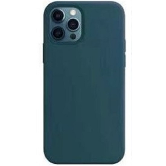 Задняя накладка LEATHER CASE для iPhone 14 PRO №04 Indigo Blue (с АНИМАЦИЕЙ)