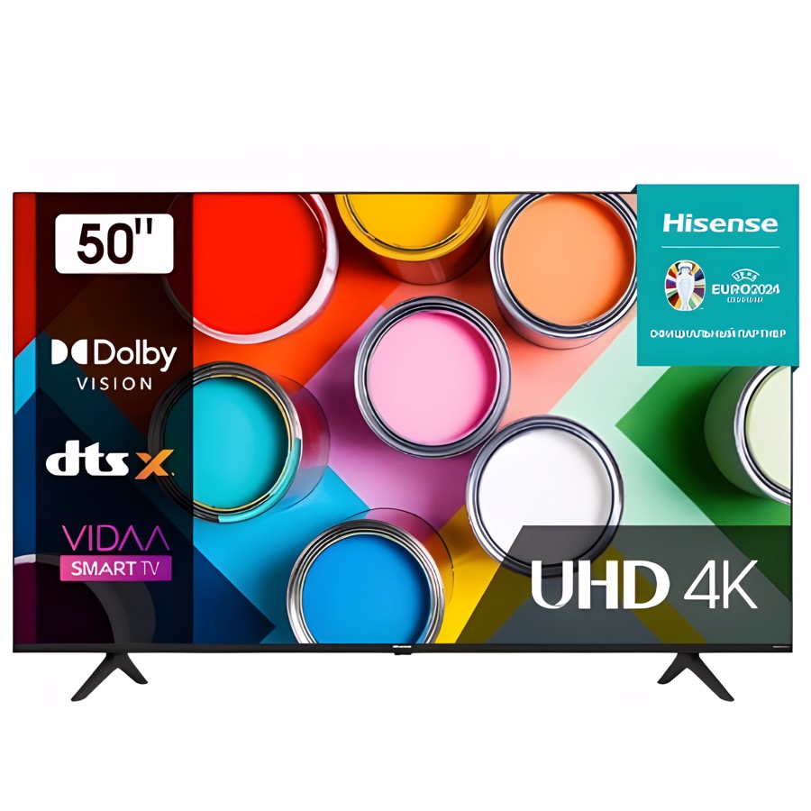 Телевизор Hisense 50A6BG, 4K 50", черный (Уценка)