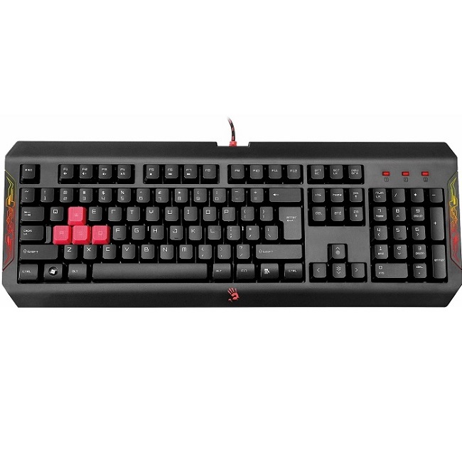 Клавиатура A4TECH Bloody Q100 черный USB Gamer