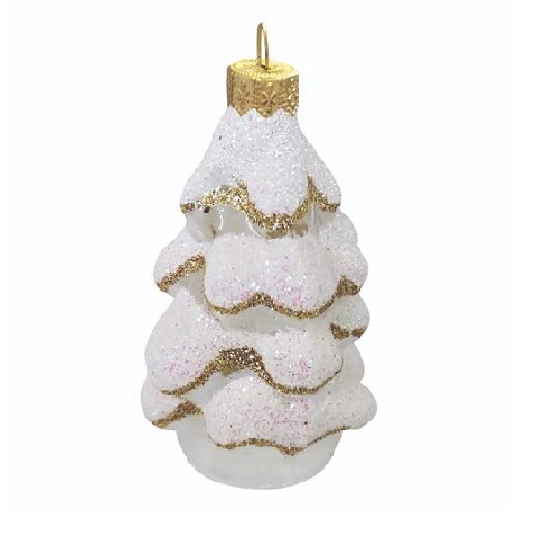 Ёлочное украшение "Ёлочка", прозрачная серия, в подарочной упаковке, h-8см ФУ-37/П