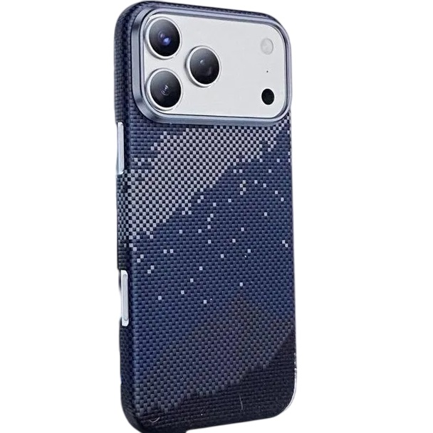 Задняя накладка KEEPHONE KEVILAR SEANOVA MAGSAFE CASE для iPhone 17 PRO MAX (STARRY BLUE)