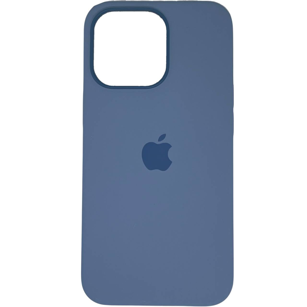 Силиконовый чехол SILICONE Case MagsSafe для iPhone 13 Pro (С АНИМАЦИЕЙ) Голубой