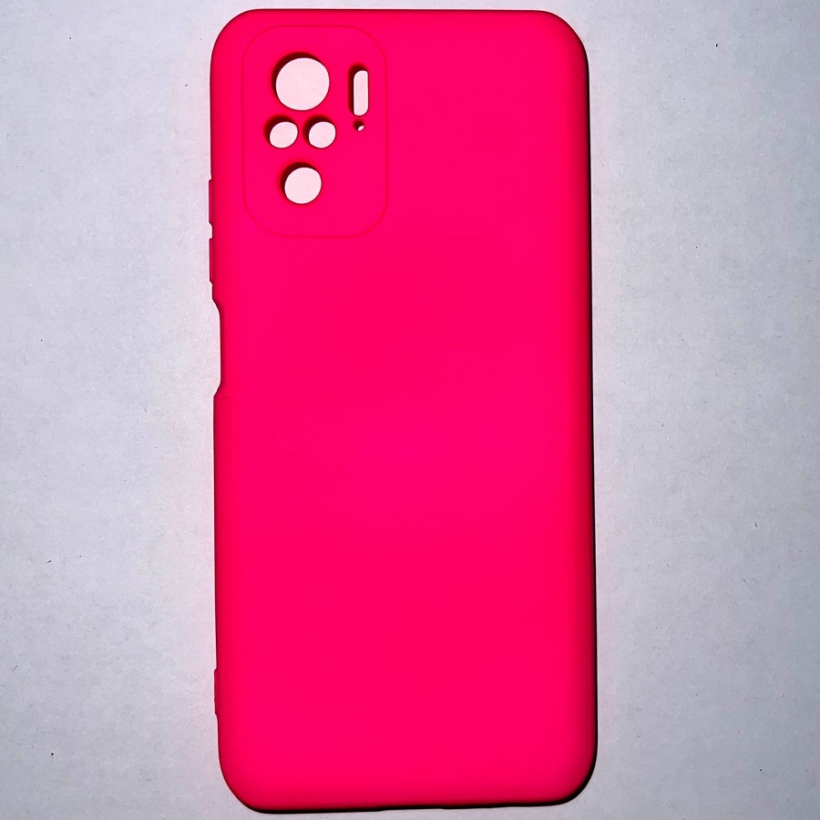 Силиконовый чехол NANO для Xiaomi Redmi NOTE 10_4G/NOTE10S (2021)/POCO M5S (2022) фуксия