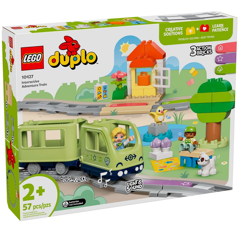 Конструктор LEGO DUPLO 10427 Интерактивный поезд приключений