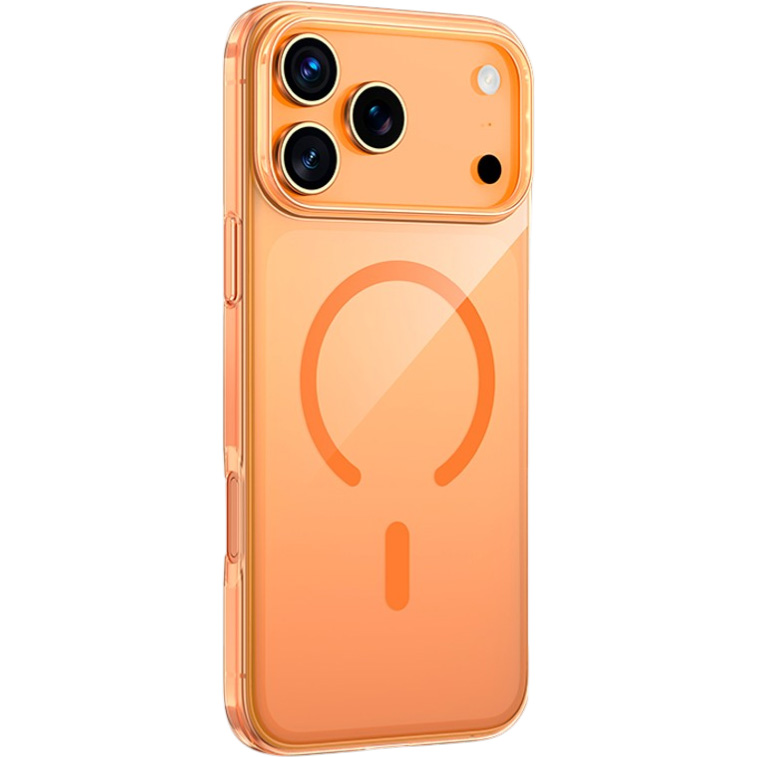 Задняя накладка KEEPHONE X-CRYSTAL ULTRA SLIM MAGSAFE CASE для iPhone 18 PRO / 17 PRO, ORANGE